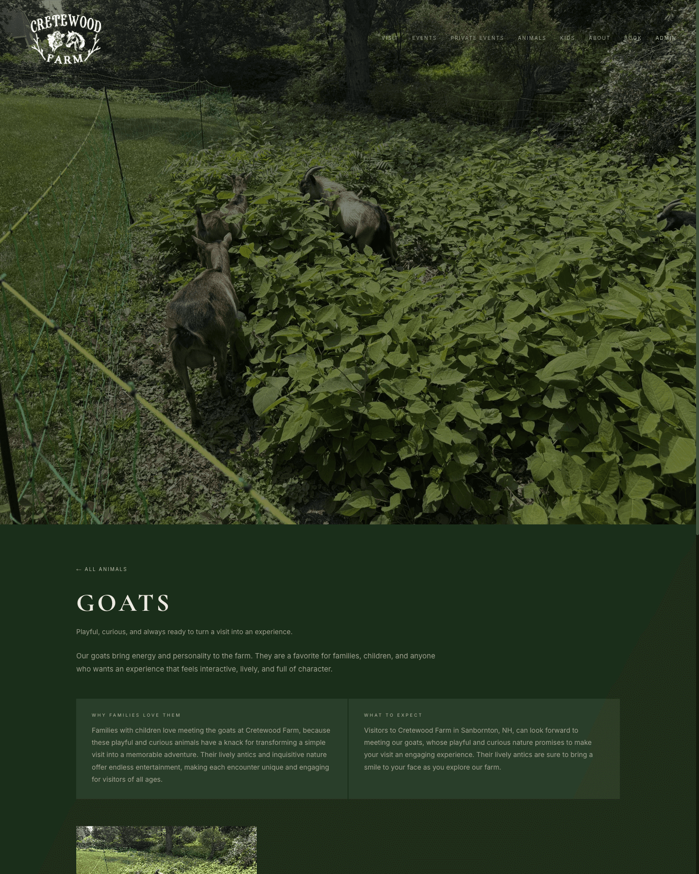 Cretewood goat type page